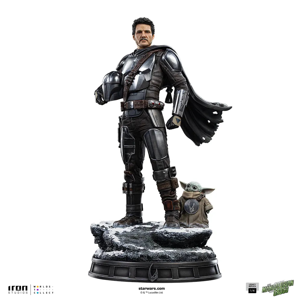 MANDALORIAN & GROGU MOVIE THE MANDALORIAN LEGACY REPLICA 1/4 STATUE