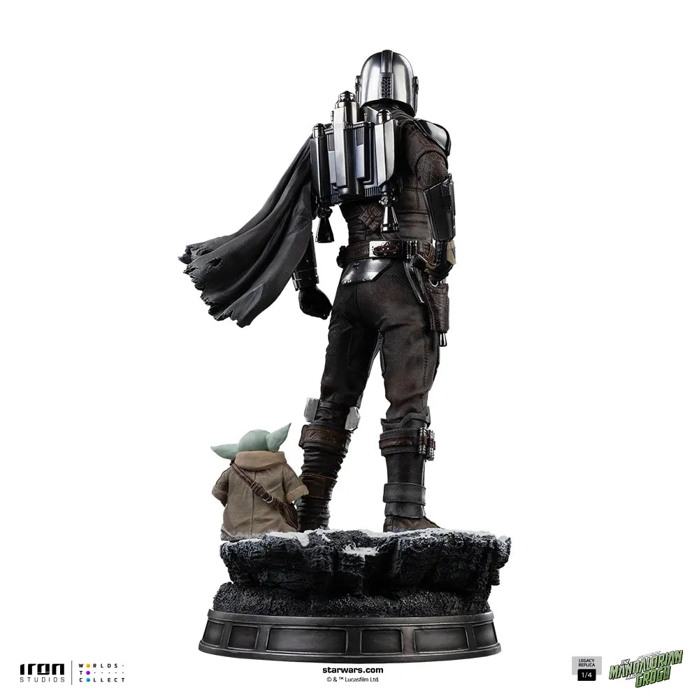 MANDALORIAN & GROGU MOVIE THE MANDALORIAN LEGACY REPLICA 1/4 STATUE