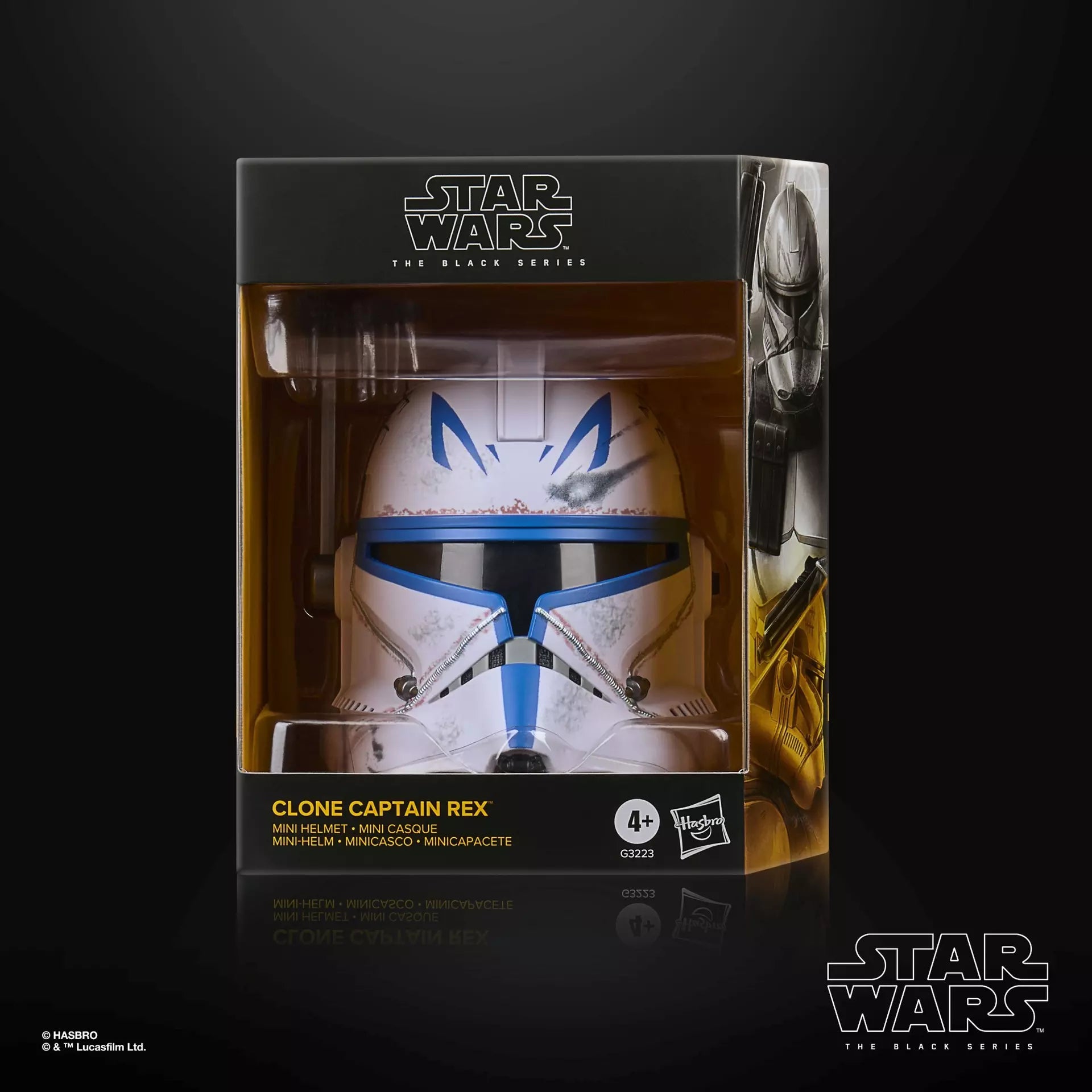 STAR WARS BLACK SERIES CLONE CAPTAIN REX MINI HELMET