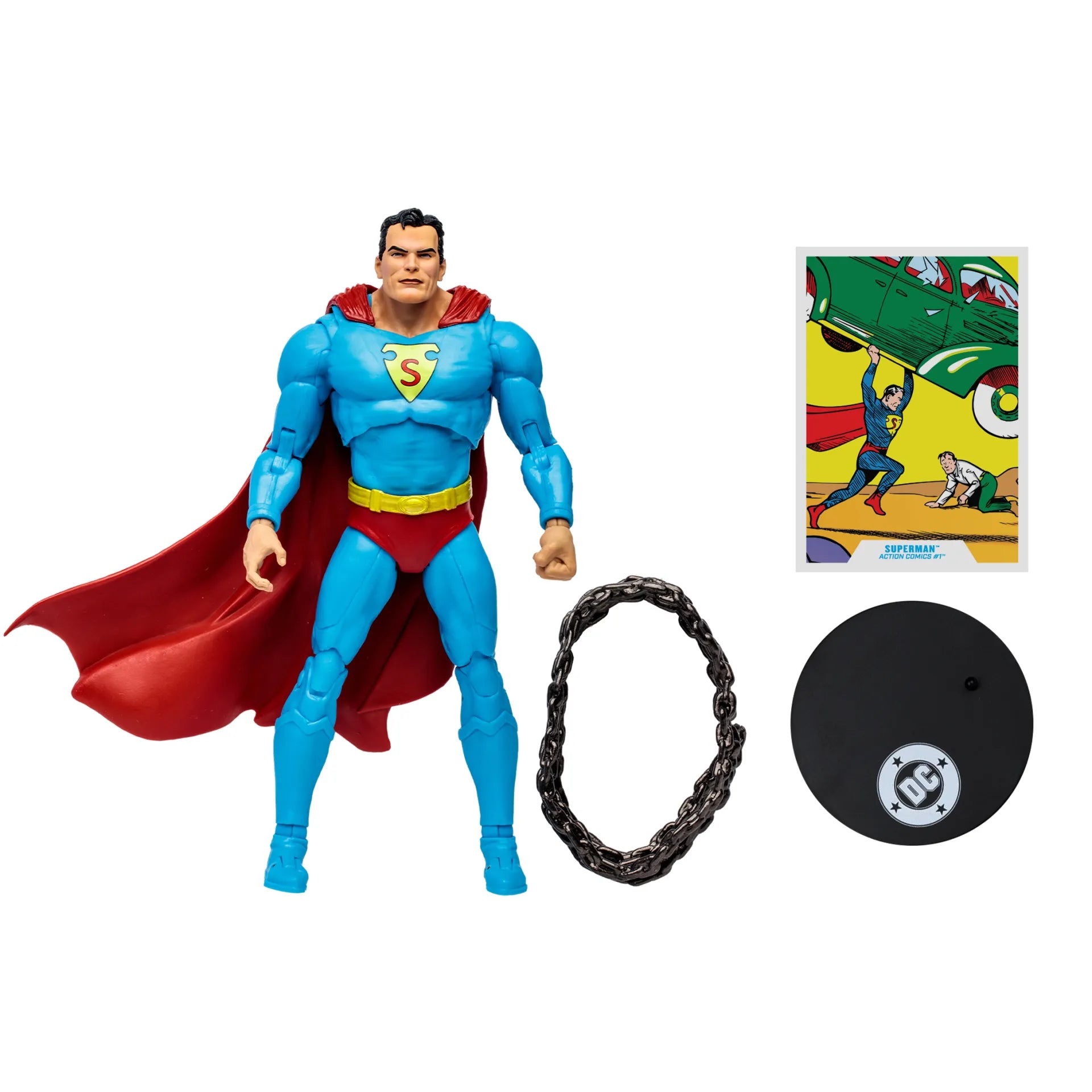MCFARLANE VAULT DC MULTI 7INCH SUPERMAN ACTION COMICS ACTION FIGURE