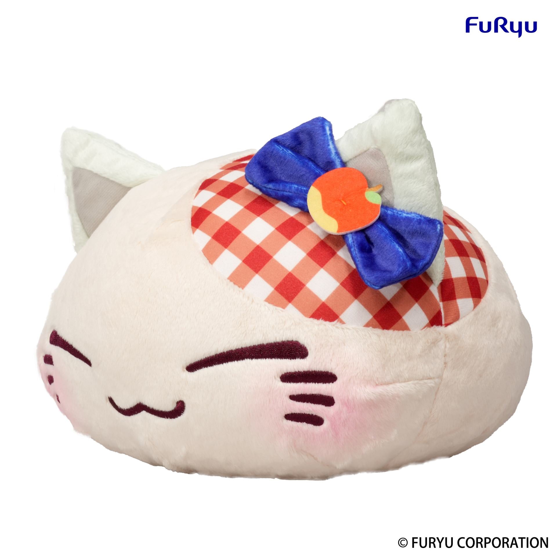 NEMUNEKO CAT APPLE FRUIT BIG PLUSH TOY