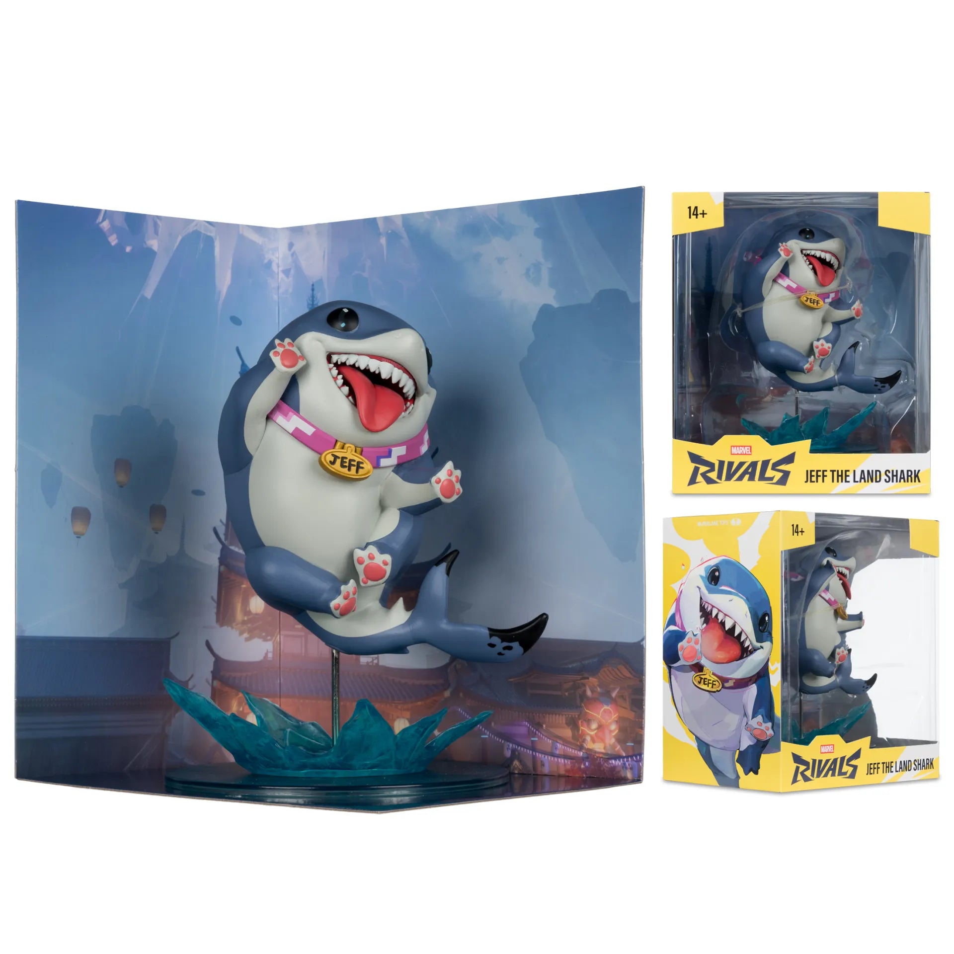 MARVEL RIVALS COLLECTION 1:10TH WV1  GAMERVERSE JEFF THE LANDSHARK