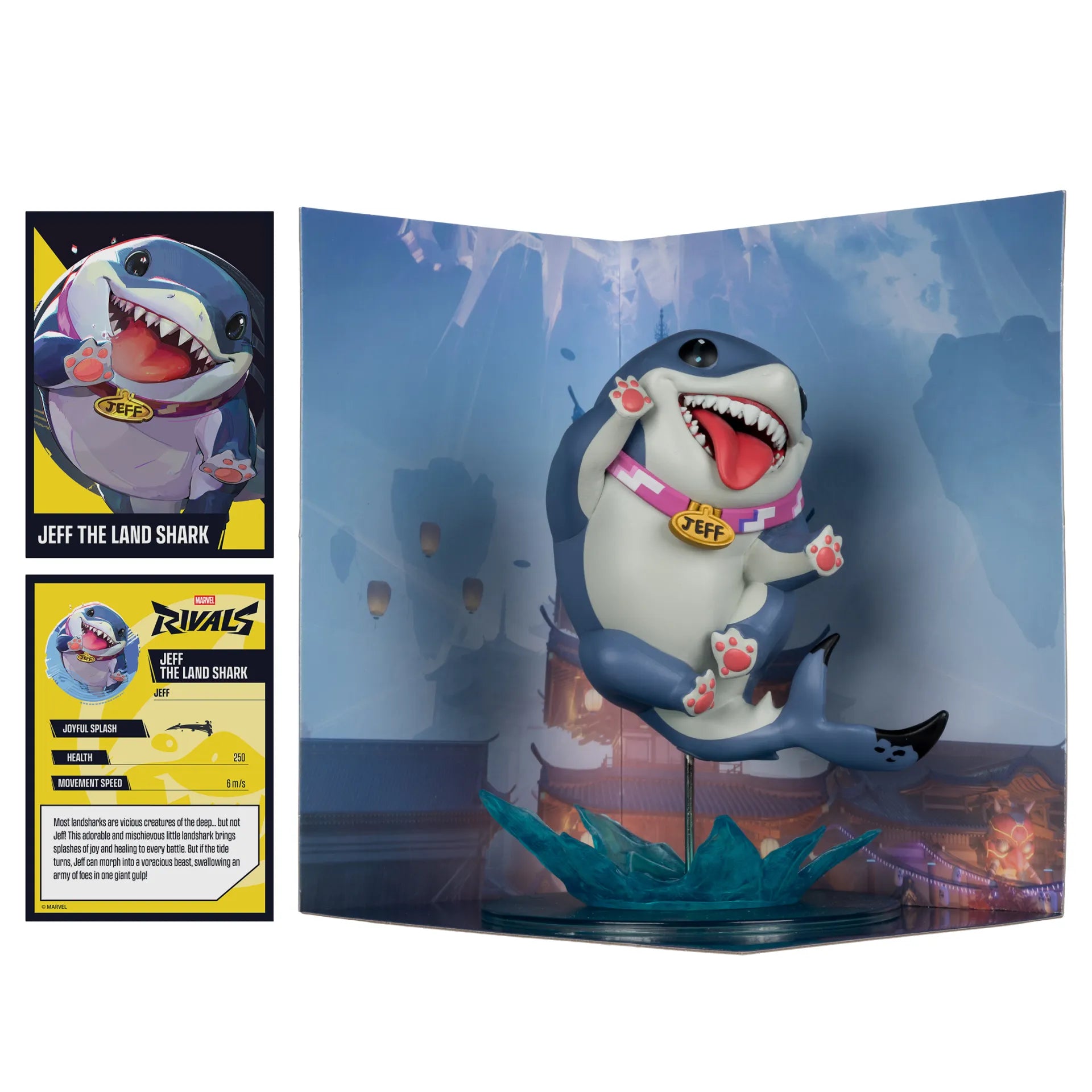 MARVEL RIVALS COLLECTION 1:10TH WV1  GAMERVERSE JEFF THE LANDSHARK