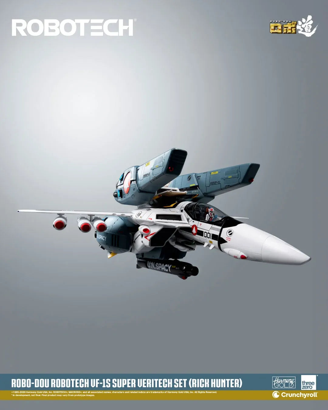 ROBO-DOU ROBOTECH VF‐1S RICK HUNTER SUPER VERITECH SET FIGURE