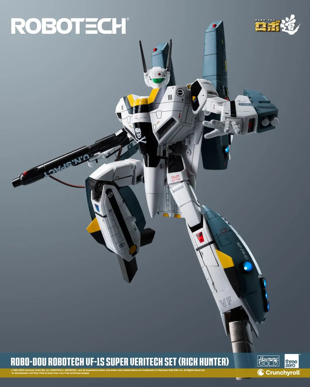 ROBO-DOU ROBOTECH VF‐1S RICK HUNTER SUPER VERITECH SET FIGURE