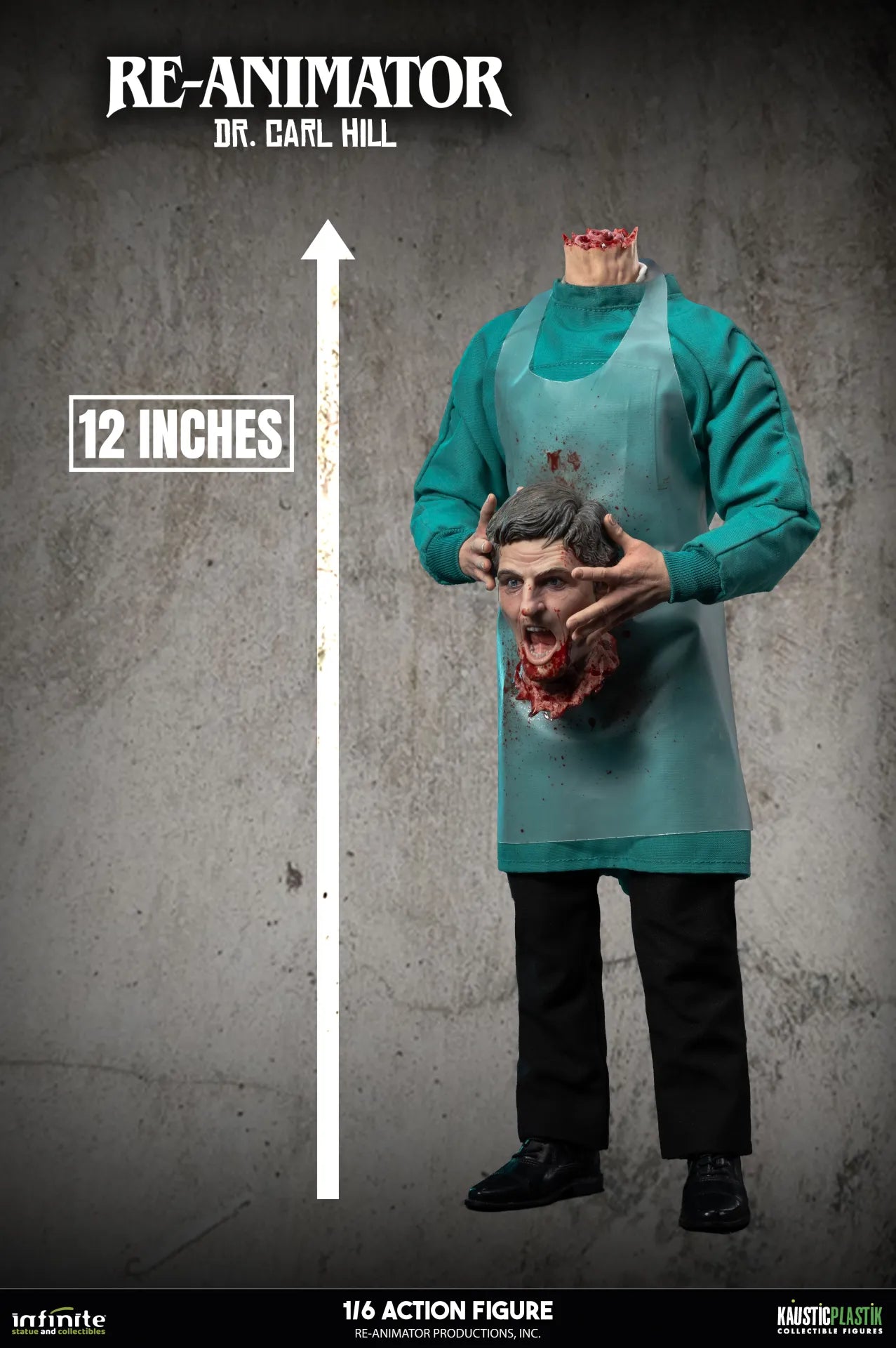 RE-ANIMATOR DOCTOR CARL HILL 1/6 ACTION FIGURE STANDARD EDITION