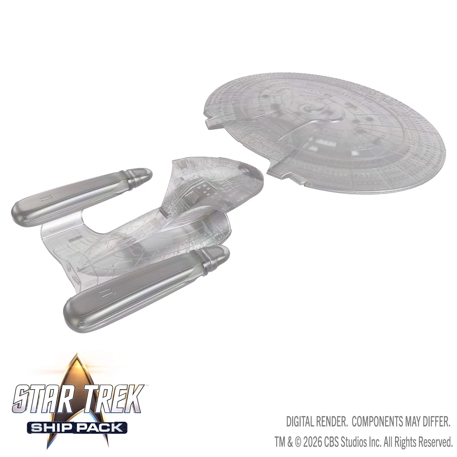 STAR TREK SHIP PACK USS ENTERPRISE 60TH ANNIVERSAY EDITION