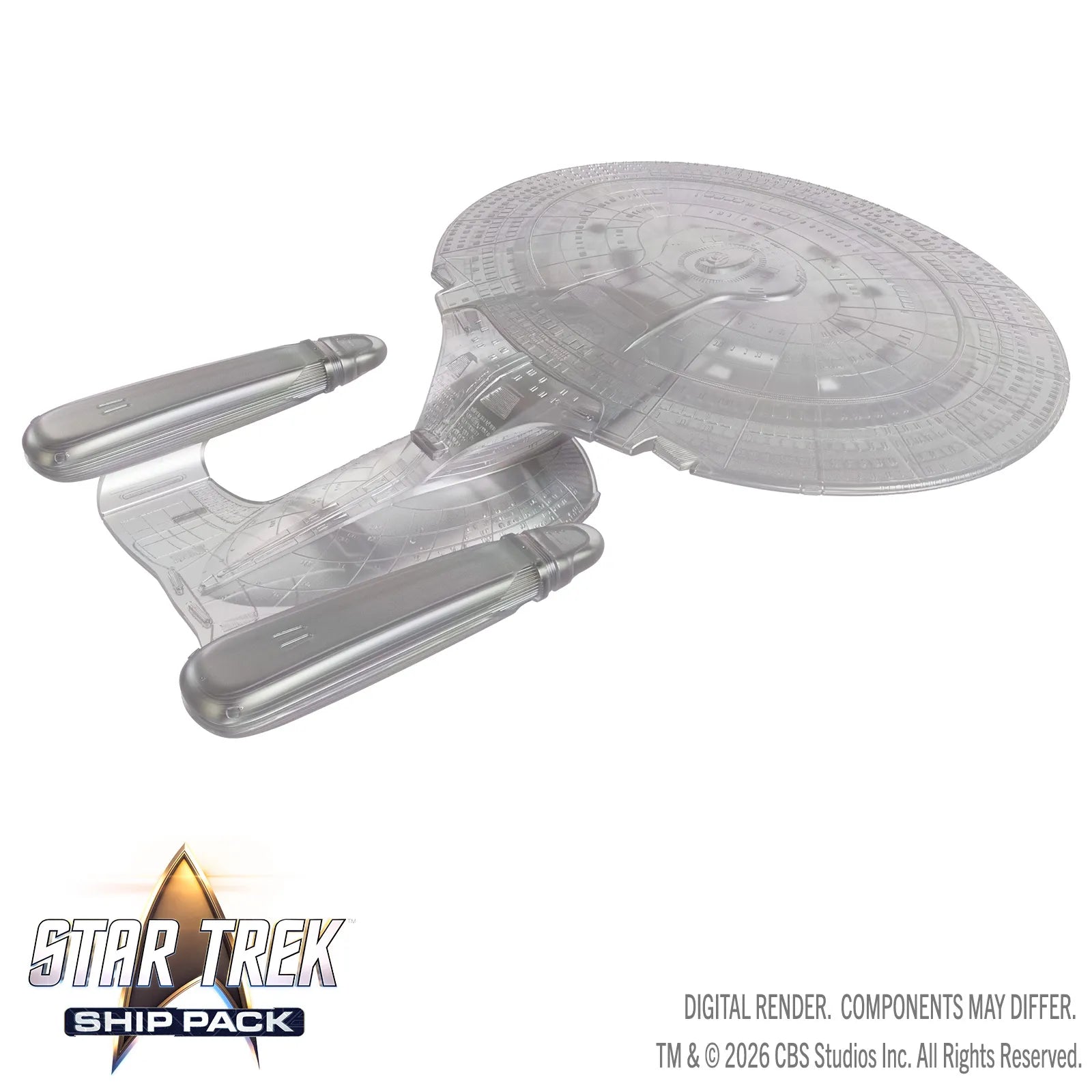 STAR TREK SHIP PACK USS ENTERPRISE 60TH ANNIVERSAY EDITION