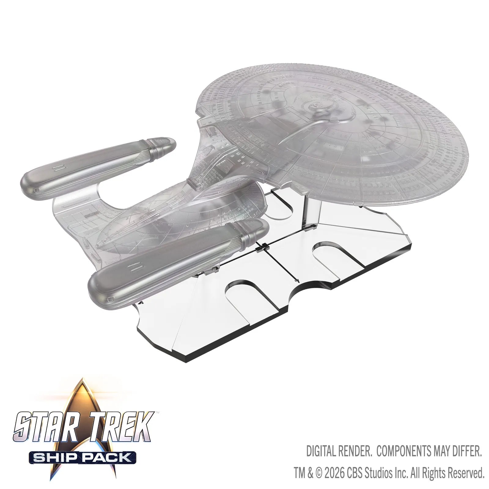 STAR TREK SHIP PACK USS ENTERPRISE 60TH ANNIVERSAY EDITION