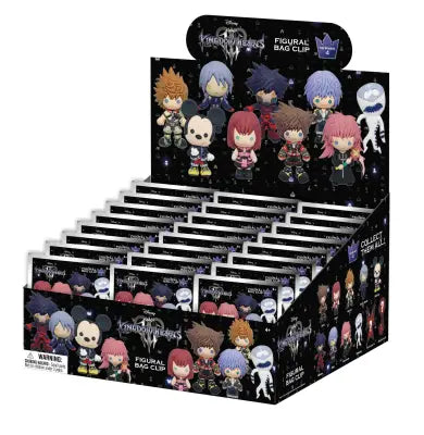 KINGDOM HEARTS S4 BAG CLIP BLIND BOX DISPLAY (24)