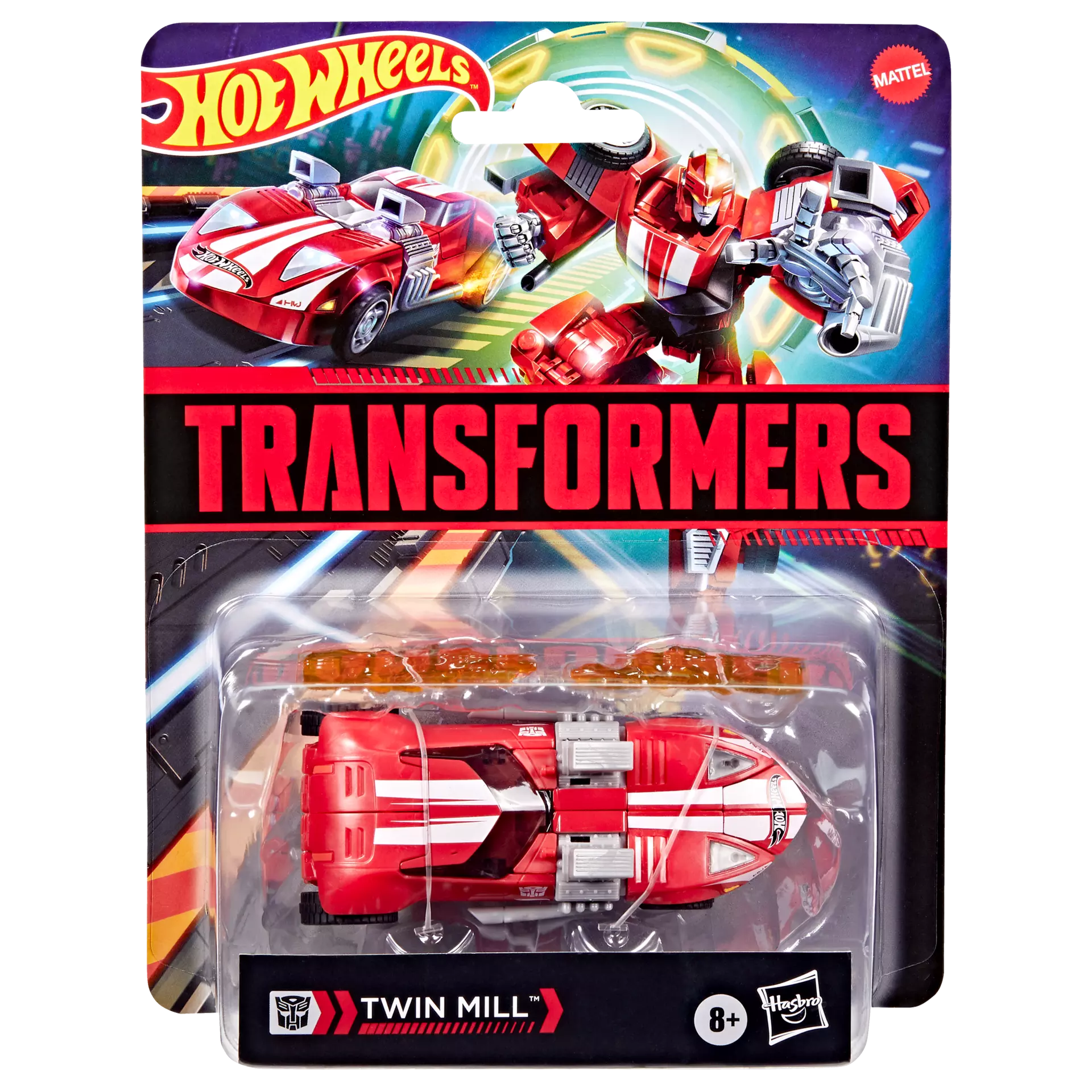 TRANSFORMERS X HOT WHEELS TWIN MILL ACTION FIGURE