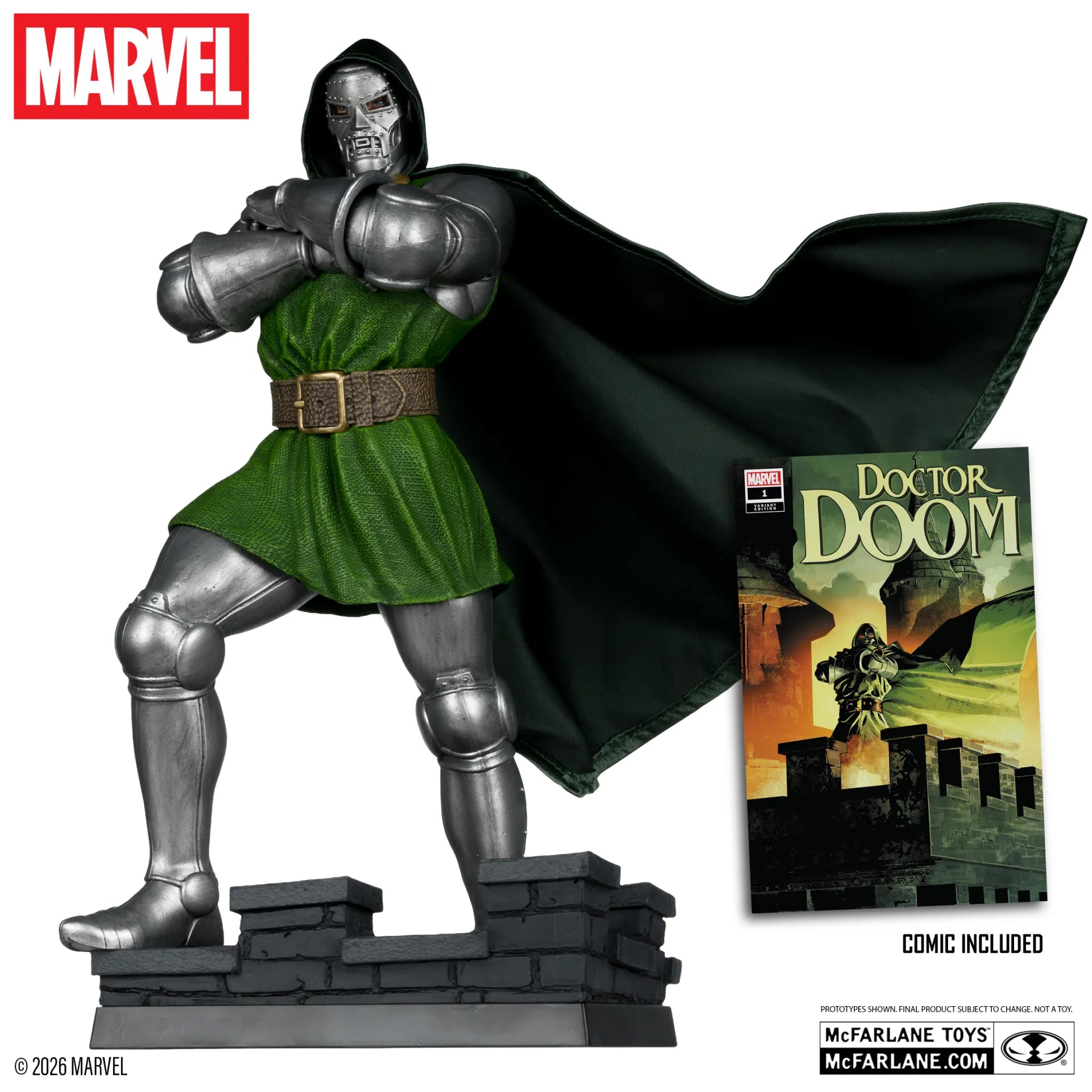 MARVEL COLLECTION 1:6 WV8  DOCTOR DOOM #1 FIGURE