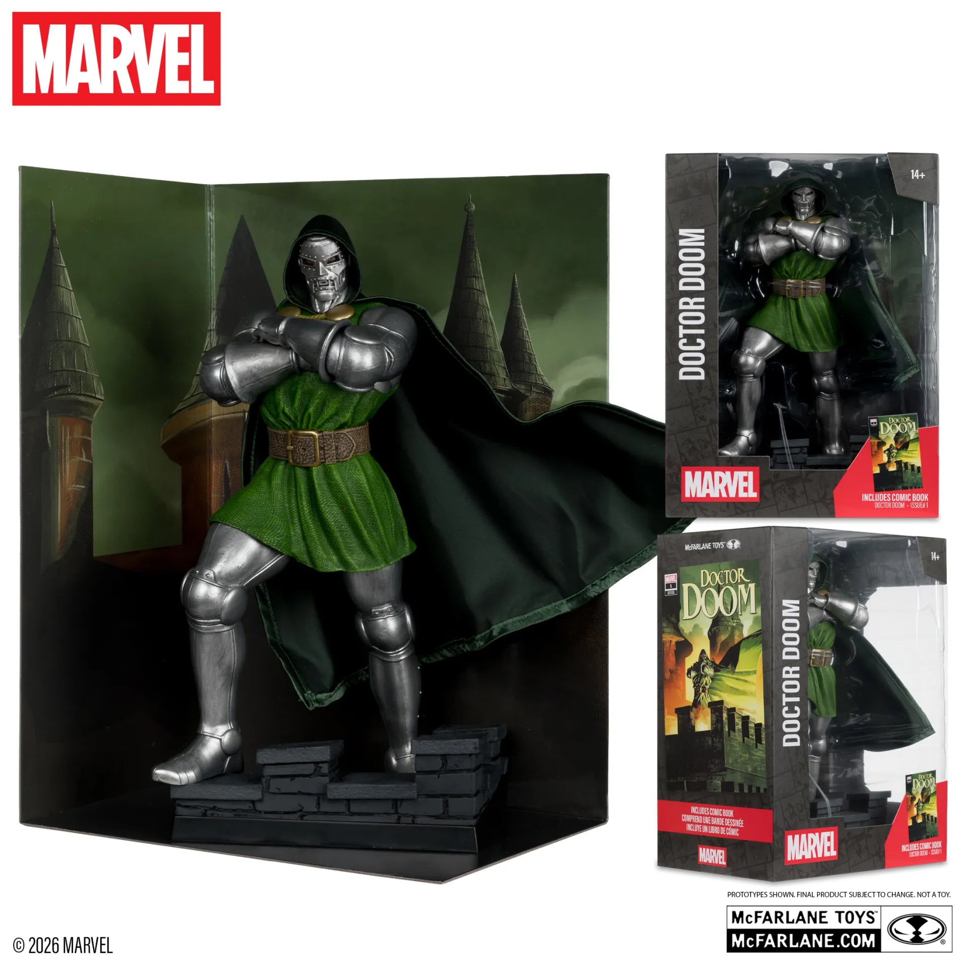 MARVEL COLLECTION 1:6 WV8  DOCTOR DOOM #1 FIGURE
