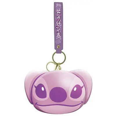 LILO & STITCH ANGEL PVC COIN PURSE KEYCHAIN