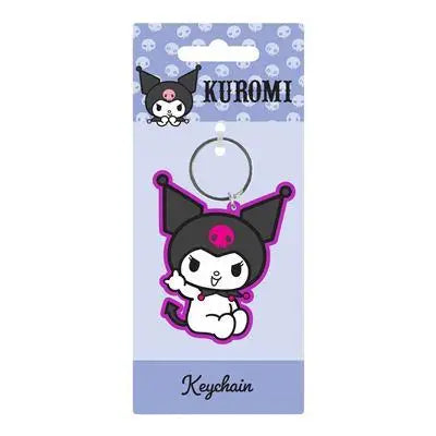 KUROMI ROCKING PVC KEYCHAIN