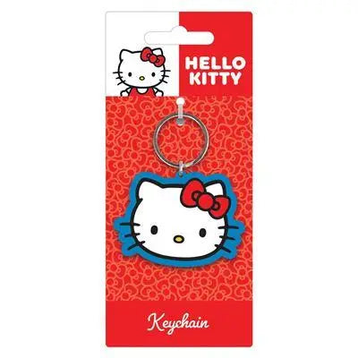 SANRIO HELLO KITTY FACE PVC KEYCHAIN