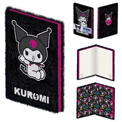 SANRIO KUROMI ROCK OUT PLUSH NOTEBOOK