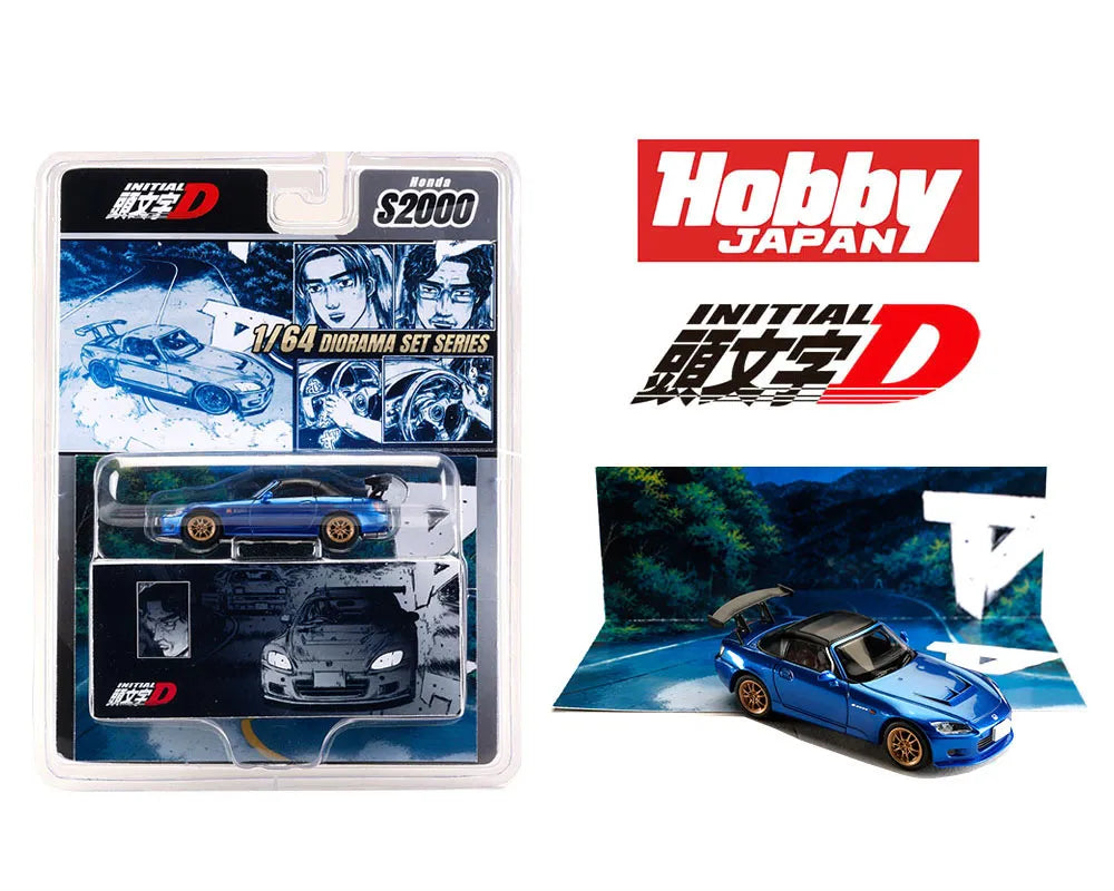 INITIAL D 1/64 HONDA S2000 TOSHIYA JOSHIMA VS TAKUMI FUJIWARA