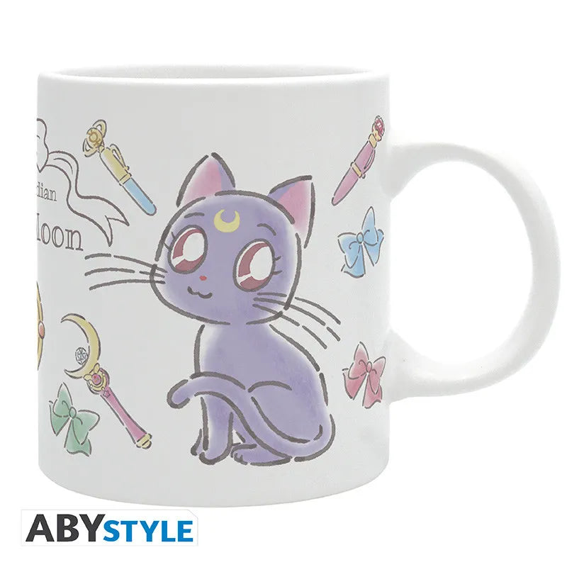 SAILOR MOON LUNA & ARTEMIS CHIBI MUG