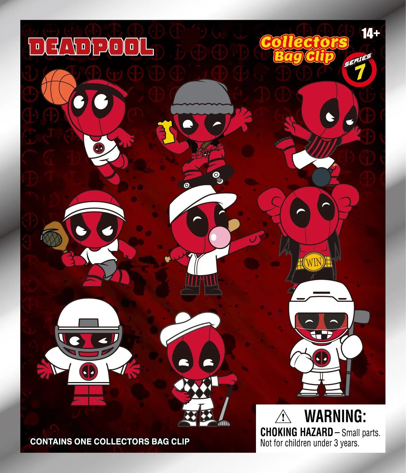 DEADPOOL S7 BAG CLIP BLIND BOX DISPLAY (24)