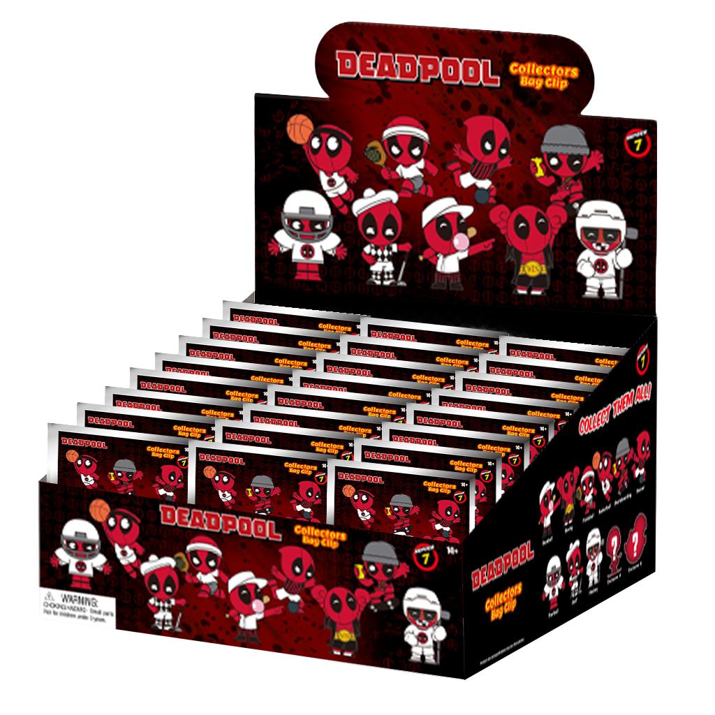 DEADPOOL S7 BAG CLIP BLIND BOX DISPLAY (24)