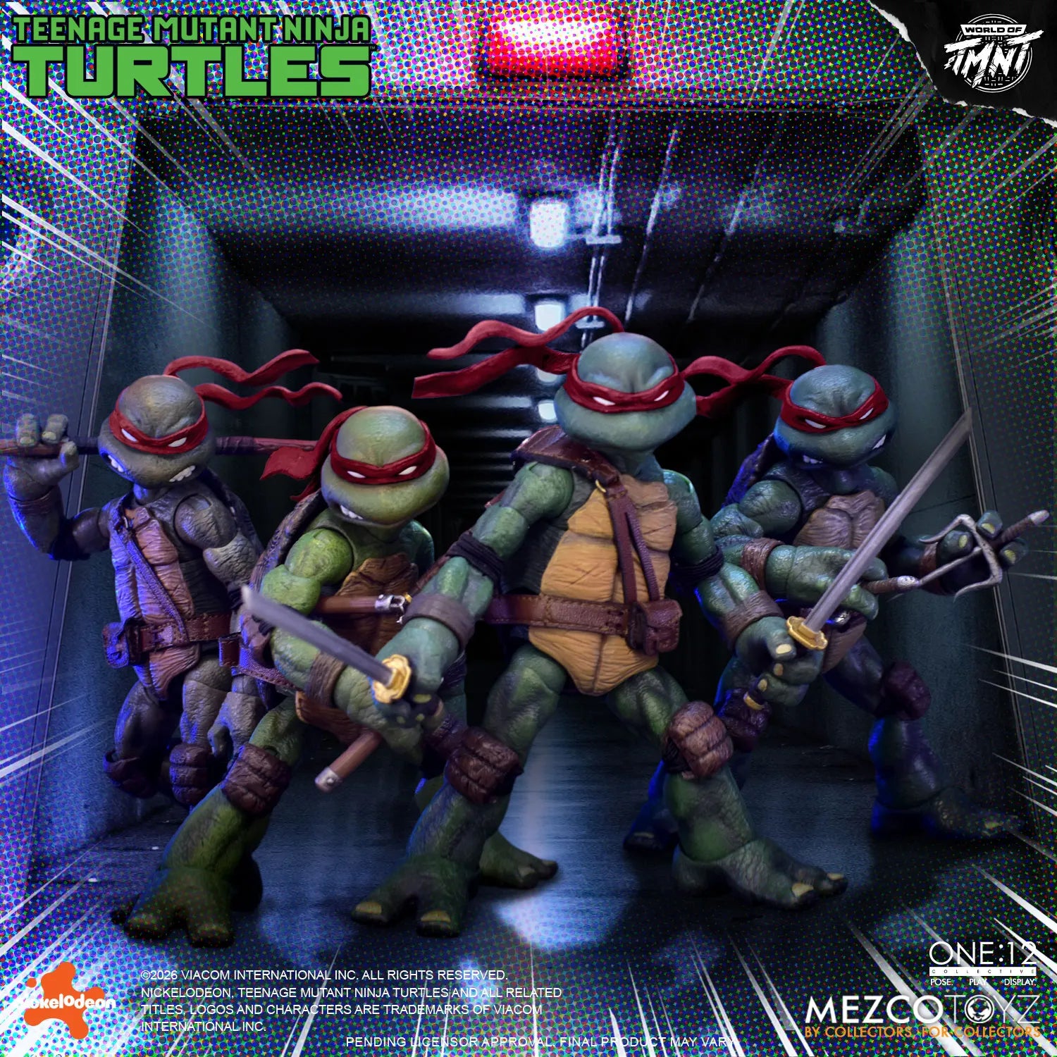 ONE 12 COLLECTIVE TEENAGE MUTANT NINJA TURTLES FIGURES BOX SET
