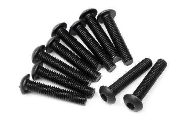 Button Head Screw M3X16Mm (Hex Socket/10Pcs)