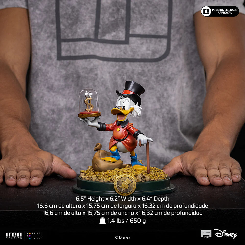 DUCK TALES UNCLE SCROOGE MCDUCK 1/10 STATUE