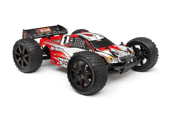 Clear Trophy Truggy Flux Body W/Window Mask &Decal