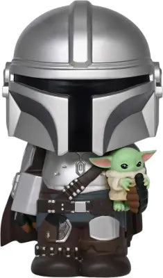 MANDALORIAN & GROGU FIGURAL BANK