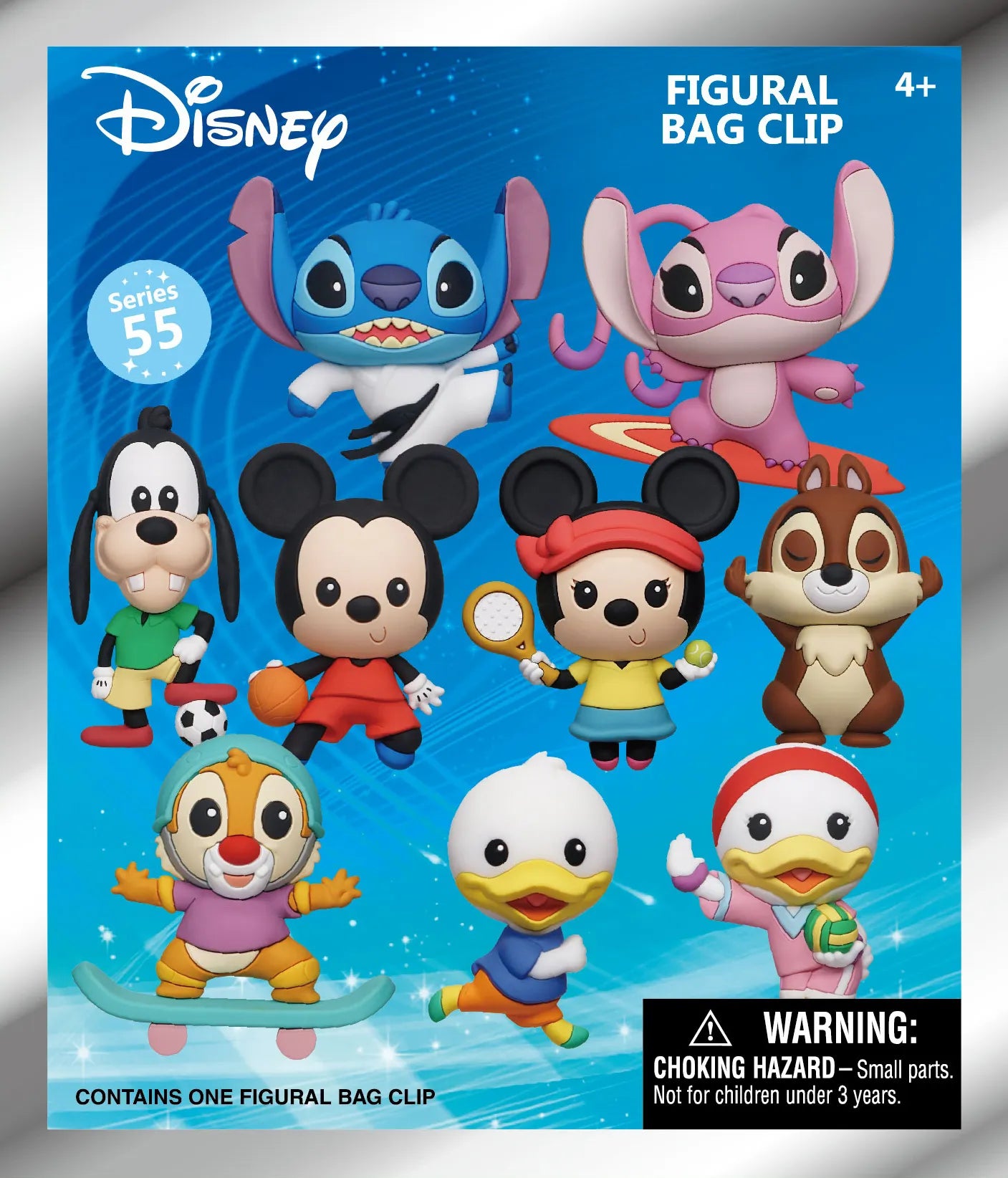 DISNEY SPORTS BAG CLIP BLIND BOX DISPLAY (24)