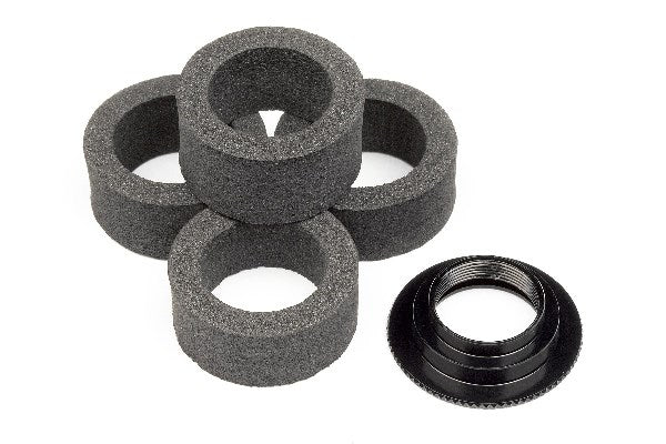 Servo Saver Foam (4Pcs) With Adjust Nut