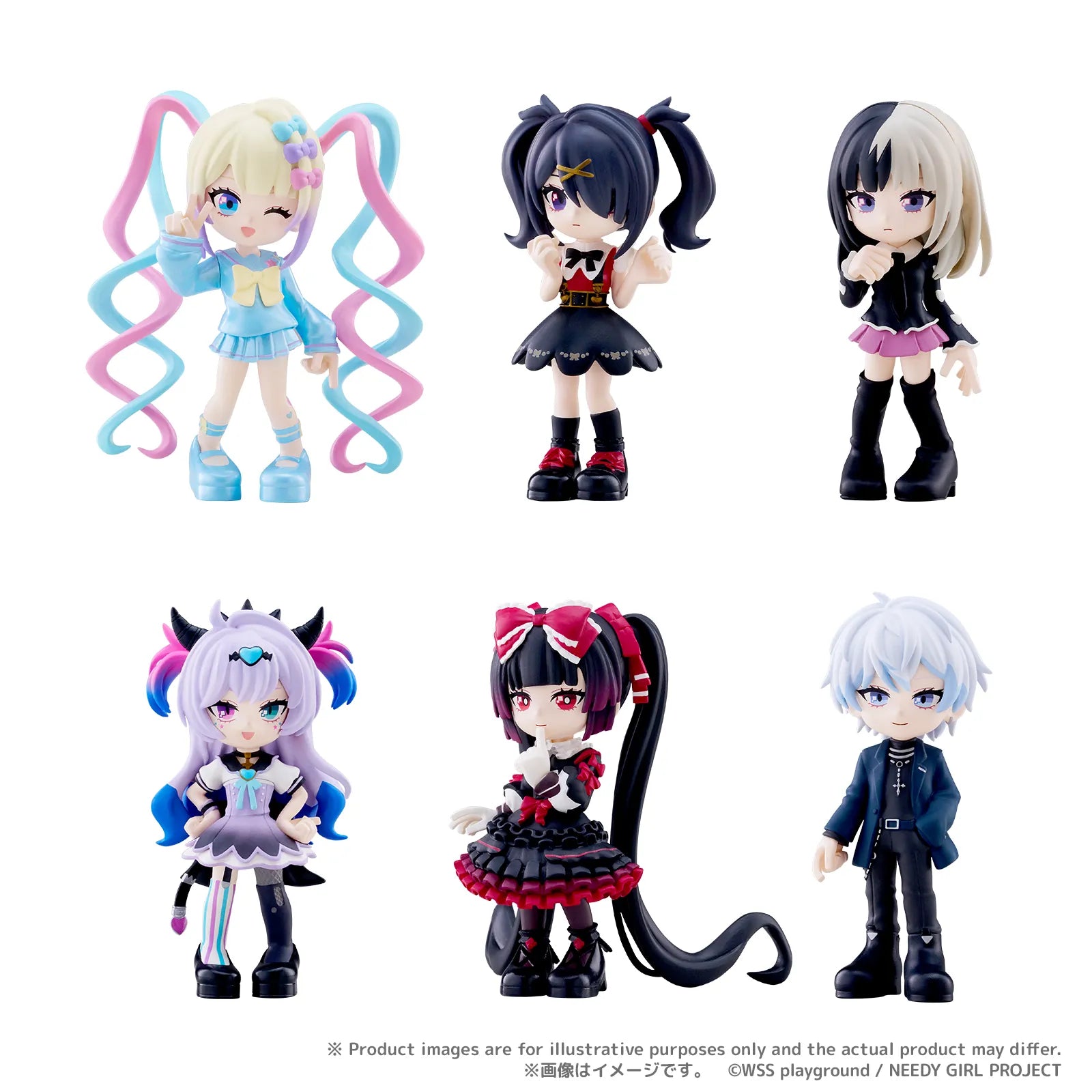 NEEDY GIRL OVERDOSE PALVERSE MINI FIGURE SET (6)