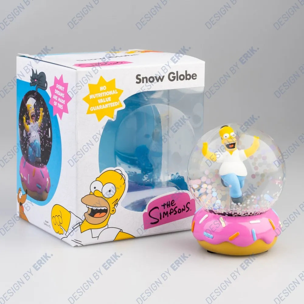 THE SIMPSON HOMER DONUT SNOWGLOBE