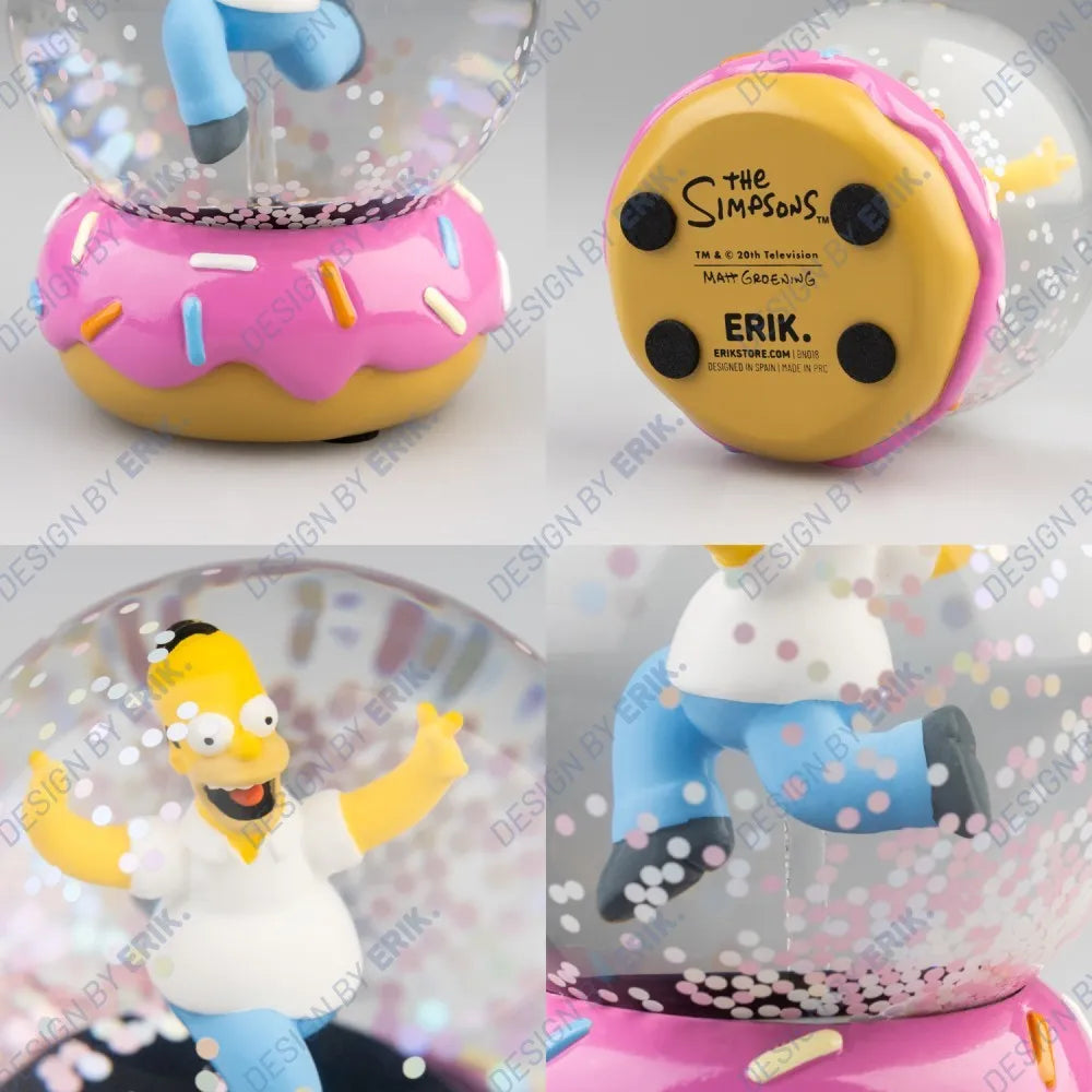 THE SIMPSON HOMER DONUT SNOWGLOBE