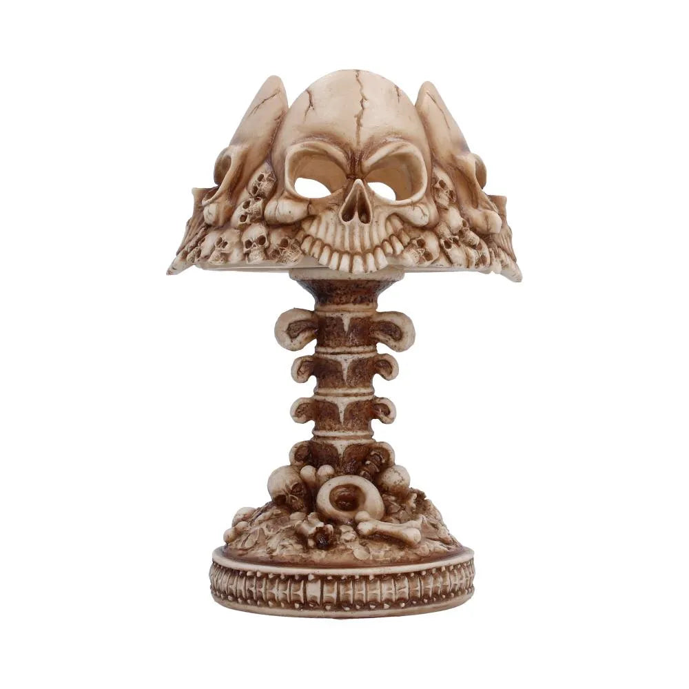 GOTHIC SKULL LAMP BONE