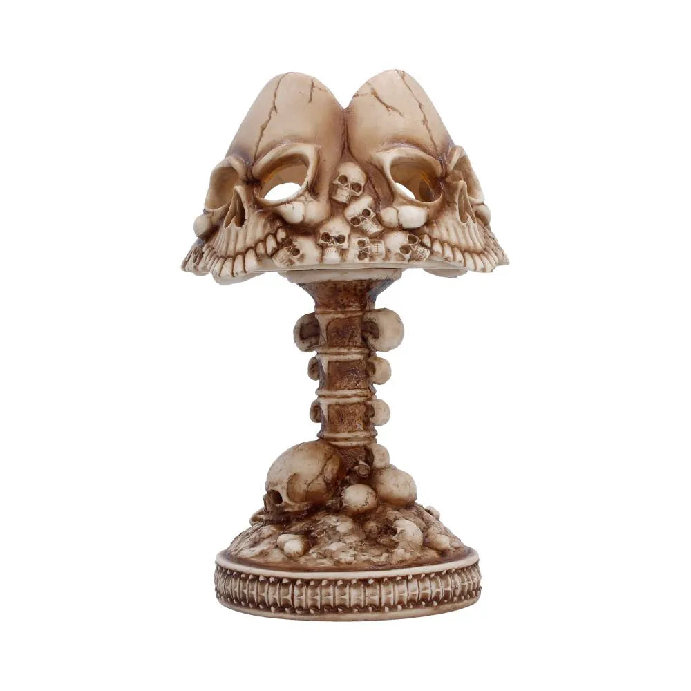 GOTHIC SKULL LAMP BONE