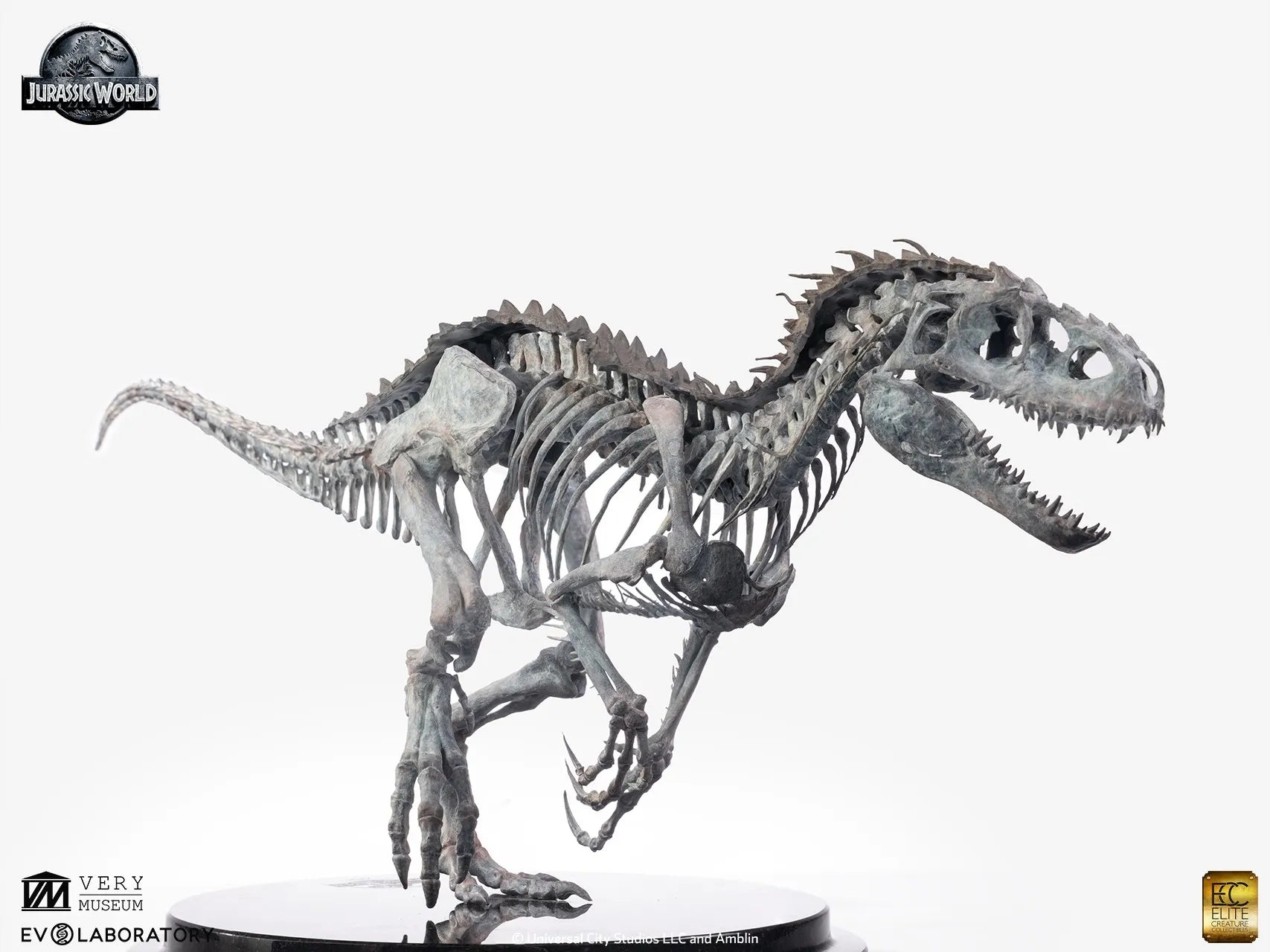 JURASSIC WORLD INDOMINUS REX SKELETON BRONZE 1/24 SCALE