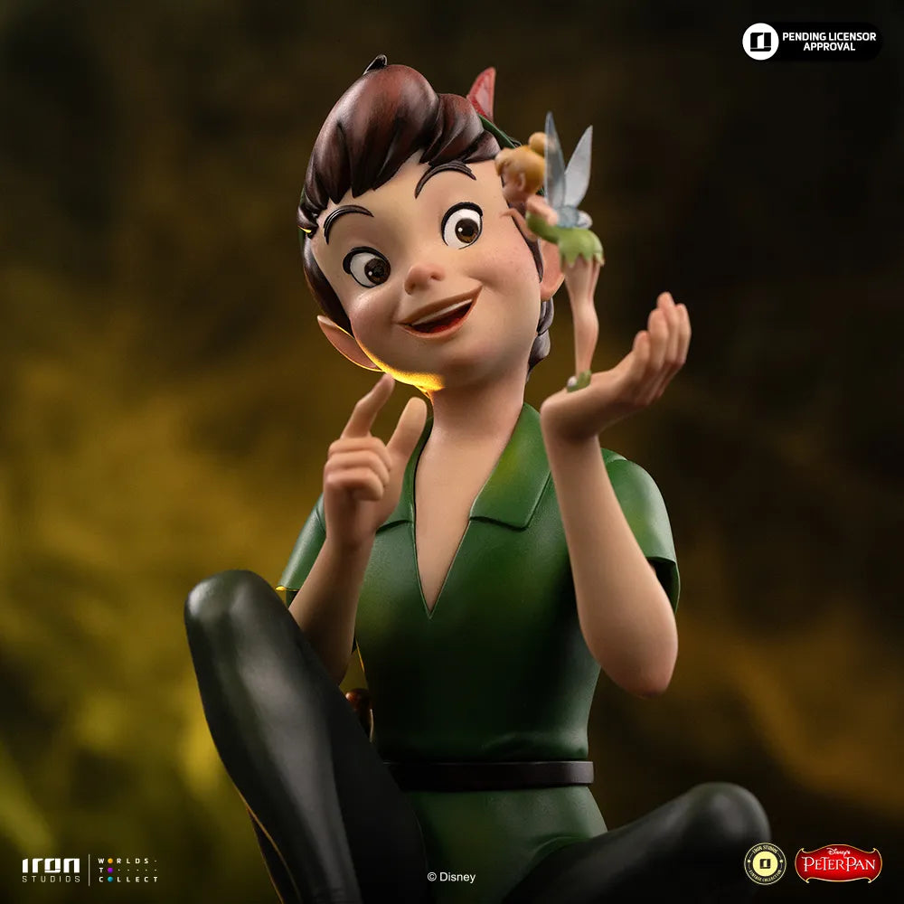 DISNEY VINTAGE PETER PAN & TINKERBELL 1/10 STATUE