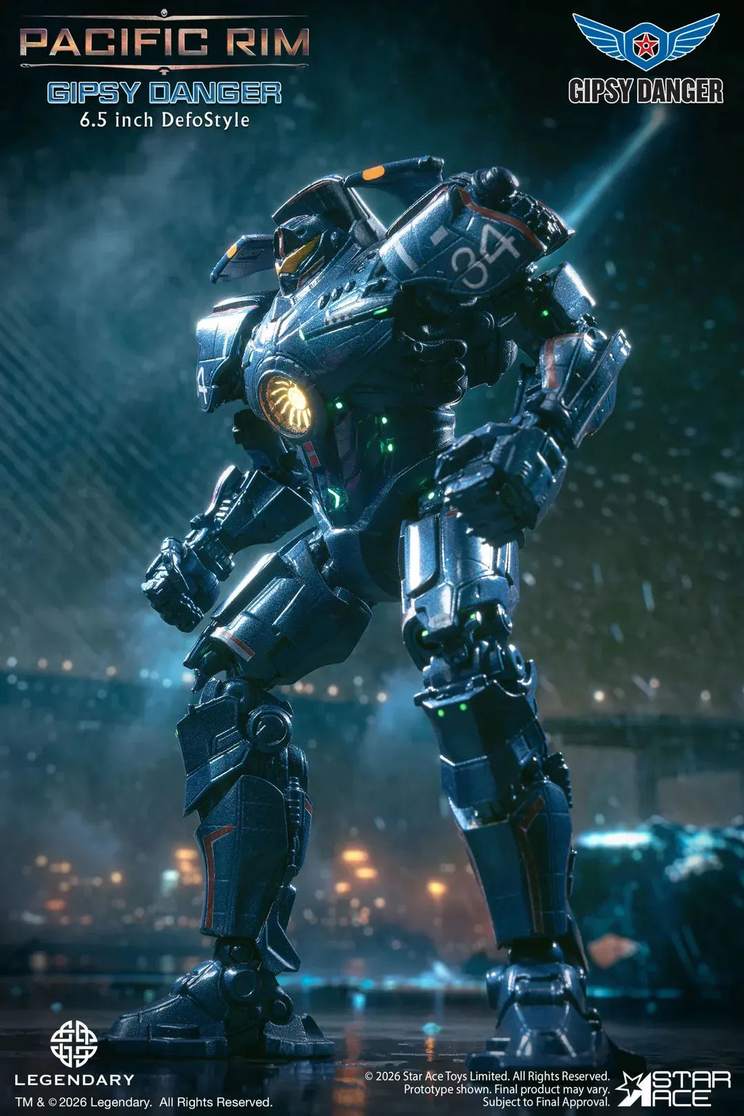 PACIFIC RIM GIPSY DANGER DEFOSTYLE NX FIGURE