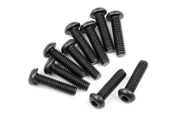 Button Head Screw M2.5X10Mm (Hex Socket/10Pcs)