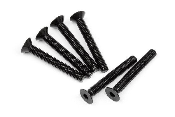 Flat Head Screw M4X30Mm (Hex Socket/6Pcs)