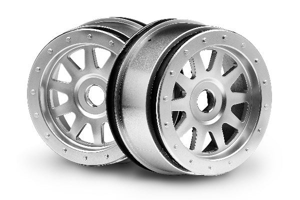 Tr-10 Glue-Lock Wheel Matte Chrome (120X60Mm/2Pcs)