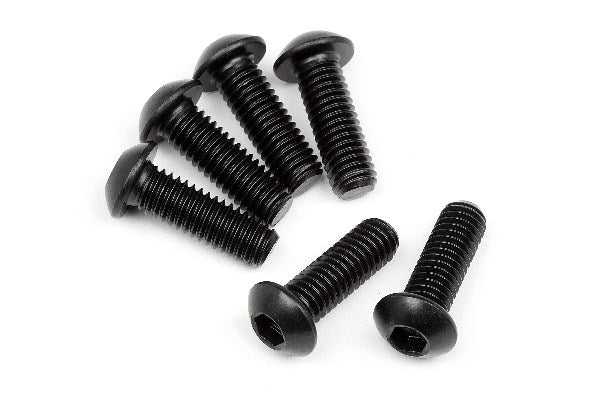 Button Head Screw M6X18Mm (Hex Socket) (6Pcs)