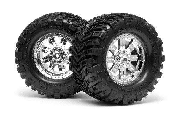 Mounted Super Mud Tire 165X88Mm Ringz Wheel Shncrm