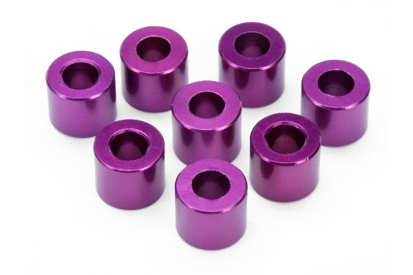 Spacer 4X8X6.5Mm(Purple/8Pcs)