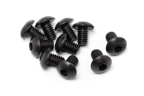 Button Head Screw M4X6Mm (Hex Socket/10Pcs)