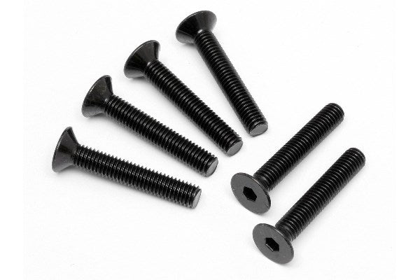 Flat Head Screw M5X30Mm (Hex Socket/6Pcs)