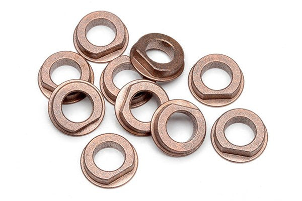 Flanged Metal Bushing 6X10X3Mm (10 Pcs)