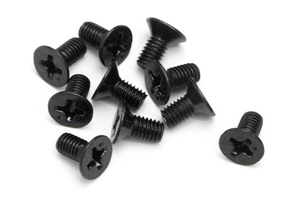 Flat Head Screw M3X6Mm (10Pcs)